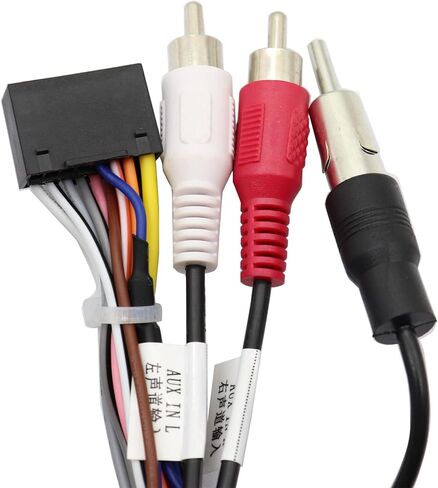 SecosAutoparts سيارة ستيريو راديو الطاقة تسخير كابل سلك محول أمبير 16 دبوس متوافق مع تويوتا كامري 4Runner أفالون كورولا تاكوما فينزا ياريس هايلاندر ماتريكس بريوس in Kuwait