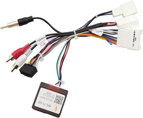 SecosAutoparts سيارة ستيريو راديو الطاقة تسخير كابل سلك محول أمبير 16 دبوس متوافق مع تويوتا كامري 4Runner أفالون كورولا تاكوما فينزا ياريس هايلاندر ماتريكس بريوس in Kuwait