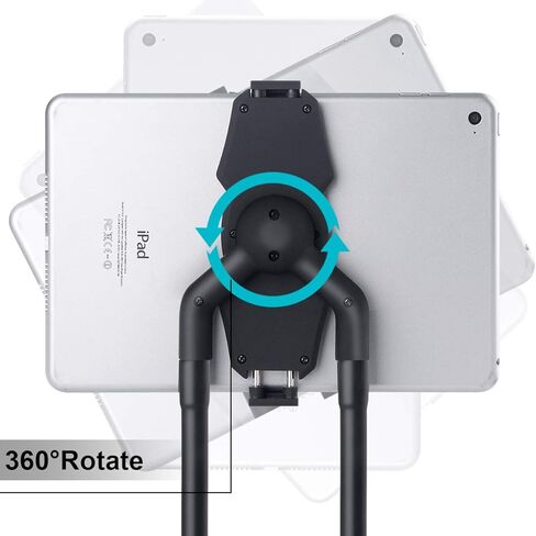 حامل تابلت للإوزة ترقية، حامل تابلت B-Land للسرير، حامل عالمي للجهاز اللوحي مع جهاز تحكم عن بعد، حامل هاتف برقبة كسول متوافق مع آيباد ميني برو، سلسلة آيفون، علامات سامسونج والمزيد in Kuwait