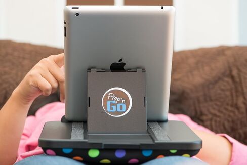 بروب آند غو سليم - وسادة آيباد مع زاوية تحكم قابلة للتعديل لأجهزة آيباد إير، آيباد ميني، آي باد برو، ايفون، تابلت، قارئ إلكتروني، والمزيد (بولكا دوت) in Kuwait