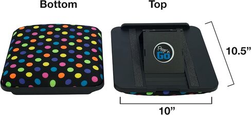 بروب آند غو سليم - وسادة آيباد مع زاوية تحكم قابلة للتعديل لأجهزة آيباد إير، آيباد ميني، آي باد برو، ايفون، تابلت، قارئ إلكتروني، والمزيد (بولكا دوت) in Kuwait