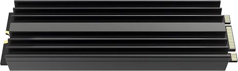 مبدد حرارة M.2 SSD، مشتت حراري مزدوج الجوانب، مع وسادة سيليكون حرارية للكمبيوتر / PS5 M.2 PCIE NVMe SSD 2280 أو M2 SATA SSD Cooler، أسود in Kuwait