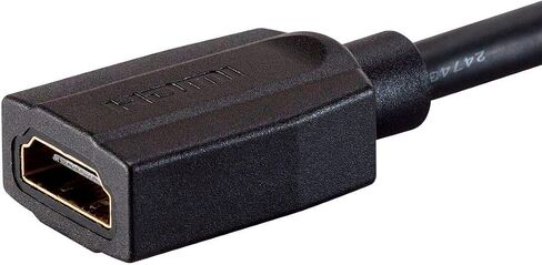 كابل تمديد HDMI عالي السرعة Monoprice - 1.5 قدم - أسود و113749 Select Series USB 3.0 A إلى كابل تمديد أنثى 1.5 قدم يستخدم مع بلاي ستيشن in Saudi Arabia