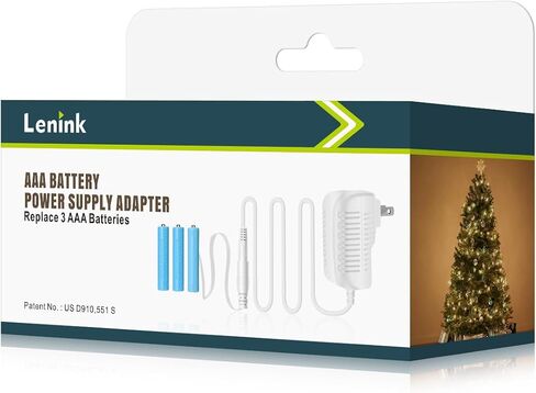 AC Power Supply Adapter for AAA Battery,Replace 3 AAA Battery,Black in Saudi Arabia