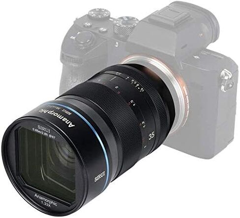 SIRUI 35mm F1.8 1.33X S35 Anamorphic Lens, Cinema Lens for L Mount, Blue Flare in Saudi Arabia