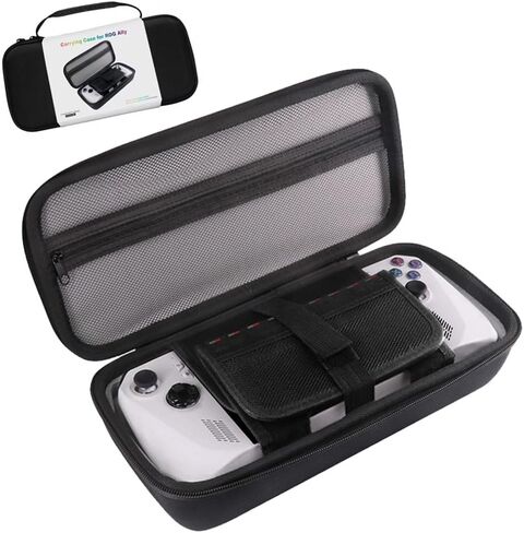 FiiMan ROG Ally Carrying Case Compitable with ASUS ROG Ally 7 inch 120Hz Gaming Handheld and Accessories, Large Capacity Hard Shell Case with Folding Bracket for Travel and Storage (Thick) in Kuwait