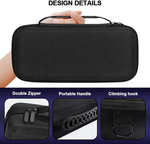 FiiMan ROG Ally Carrying Case Compitable with ASUS ROG Ally 7 inch 120Hz Gaming Handheld and Accessories, Large Capacity Hard Shell Case with Folding Bracket for Travel and Storage (Thick) in Kuwait