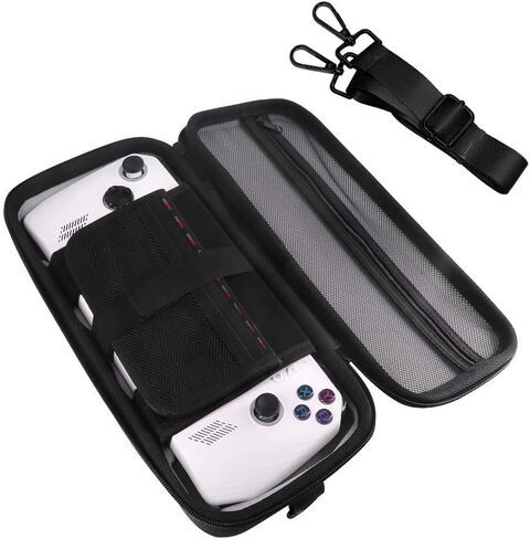 FiiMan ROG Ally Carrying Case Compitable with ASUS ROG Ally 7 inch 120Hz Gaming Handheld and Accessories, Large Capacity Hard Shell Case with Folding Bracket for Travel and Storage (Thick) in Kuwait