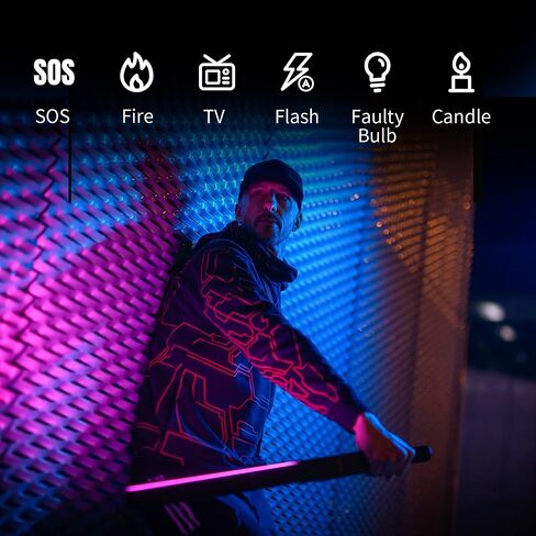 ZHIYUN FIVERAY F100 Combo RGB Light Wand, 100W LED Light Stick 20708 Lux CRI 96+ Handheld Video Light Wand with Barn Door, Diffuser, Grid 6 Lighting Effects Photography RGB Tube Light, Black in Kuwait