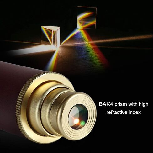 Pirate Monocular Telescope for Kids & Adults, Handheld Collapsible Brass Telescope 25x30 Zoomable Portable Pirate Spyglass for Cruise Ship Travel Watching Games Hiking Hunting and More in Saudi Arabia