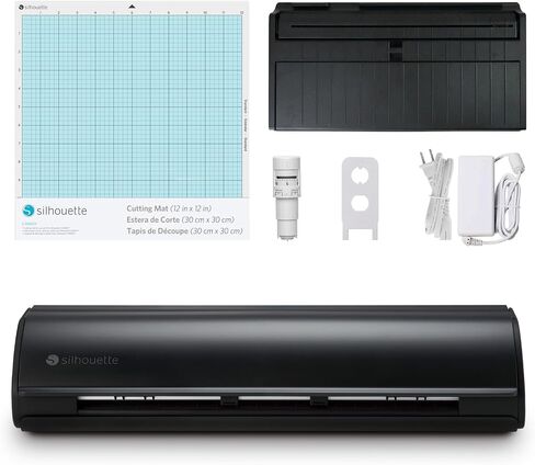Silhouette Cameo 5 12 inch Vinyl Cutting Machine with Studio Software, Electric Tool and ES Mat Compatible, SNA and IPT, 50 db, White Edition in Kuwait
