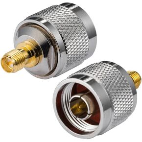 POBADY 2PCS RP-SMA Male to N-Type Female Adapter RP-SMA WiFi Antenna Adapter for WLAN Outdoor WiFi Antenna RPSMA WLAN 4G WiFi Router Wirelesse Router Bluetooth