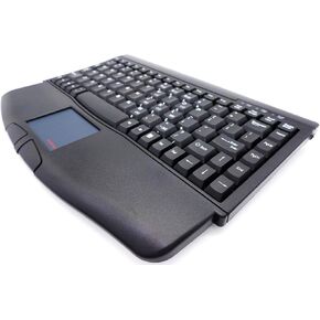 سوليد تيك KB-540BU (ACK-540U) - كيبورد USB صغير محمول مع لوحة لمس، 88 مفتاح، سلكي (اسود) in Kuwait