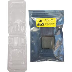 10pcs AMD CPU Protective Thicken Plastic Clamshell Case Trays Suitable with 10pcs Antistatic Bags and Labels (AMD)