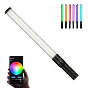 عصا اضاءة LED محمولة باليد باضاءة RGB مع بطارية مدمجة قابلة لاعادة الشحن والتحكم عن طريق التطبيق، قابلة للتعديل 2800-8000 كلفن (58 سم) LS-400C in Kuwait