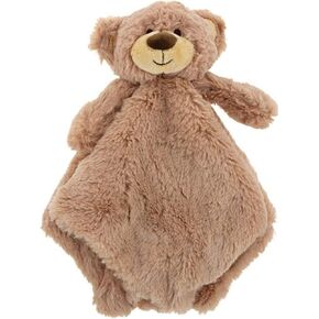 K. Luxe Baby 14.5 x 14.5 inch Blanket with Rattle Baby Blankie (Brown Bear) in Saudi Arabia