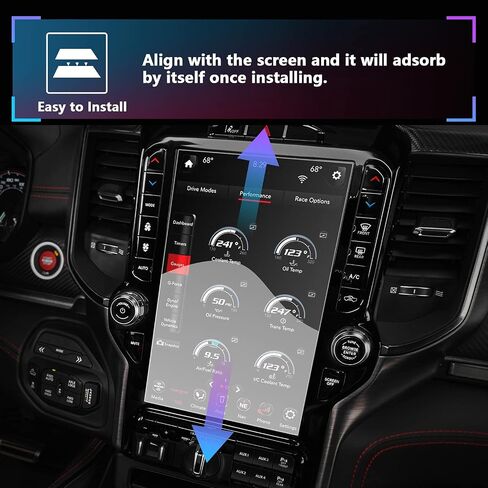 SXCY مناسب لـ 2019-2023 2024 RAM 1500 2500 8.4 بوصة، رقائق واقي شاشة من الزجاج المقسى لـ 2023 2024 RAM 1500 2500 Laramie / Big Horn 8.4 بوصة، طبقة حماية لشاشة اللمس لـ 2023 2024 RAM 8.4 بوصة شاشة GPS 2023 RAM 8.4 بوصة شاشة ملاحة شاشة in Kuwait