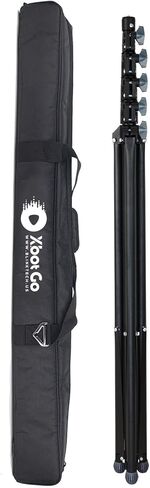 مجموعة حامل ثلاثي XbotGo T4، هيكل من خليط معدني، يصل إلى 13 قدمًا، حقيبة تخزين احترافية، أقدام غير قابلة للانزلاق مقاومة للرياح، لألعاب كرة القدم/كرة السلة، وسادة وسادة مدمجة ومسمار 1/4 بوصة، كاميرا DSLR in Kuwait