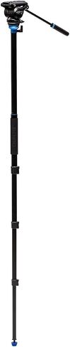 Benro A2883F Reverse-Folding Aluminum Travel Tripod with S4Pro Fluid Video Head (A2883FS4PRO) in Saudi Arabia