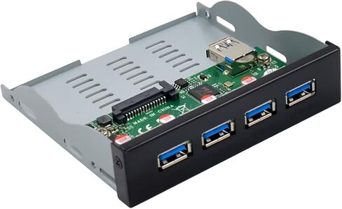 HINYSENO USB 3.1 Gen 2 3.5" Front Panel with USB3.1 Gen 2 Type A x 2+USB3.1 Gen 2 Type C x 2 VL820 Chipset in Kuwait