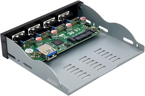 HINYSENO USB 3.1 Gen 2 3.5" Front Panel with USB3.1 Gen 2 Type A x 2+USB3.1 Gen 2 Type C x 2 VL820 Chipset in Kuwait