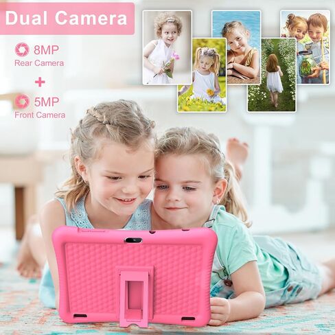 Kids Tablet 10 in Android 13 Tablet for Kids Toddler Tablet Childrens Tablet Age 3-12 Quad Core 3GB RAM 32GB ROM with Parental Control, Pre-installed Kids Educational APP,HD Screen,Dual Camera in Kuwait