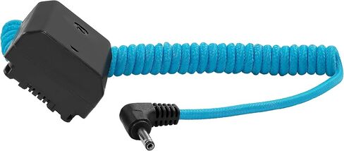 KONDOR BLUE 1.35/3.5 DC Male to A7SIII Dummy Battery NP-FZ100 Cable Compatible with Sony in Saudi Arabia