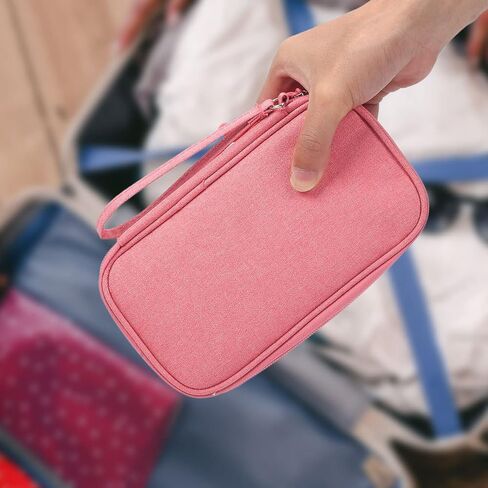 منظم إلكتروني، حقيبة حمل مقاومة للصدمات، حافظة صلبة واقية من مادة EVA، حقيبة صغيرة لتنظيم كابلات السفر، حقيبة تخزين الملحقات الإلكترونية المحمولة للكابل، الحبل، الشاحن، سماعة الأذن، USB، بطاقة SD in Kuwait