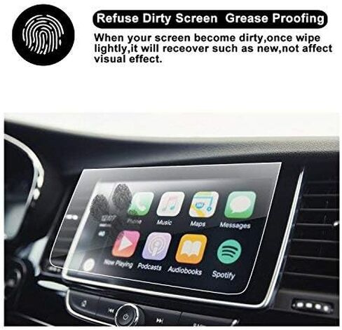 2018 2019 Buick Encore 8 بوصة IntelliLink Car In Dash Center Navigation شاشة عرض شبه منحرف الزجاج المقسى واقية فيلم واقية in Kuwait