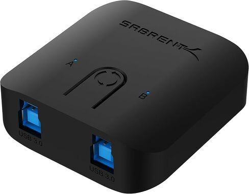 SABRENT 2 مدخل 1 مخرج 4K، 2K، ودعم ثلاثي الأبعاد مزدوج HDMI 2 منفذ مشاركة ألومنيوم، يدعم HD لأجهزة Xbox PS5/4/3/ Roku أو HDTV Fire Stick (DA-HSW2) in Kuwait