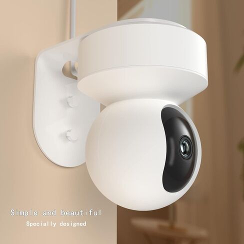 2 Pack Metal Wall Mount for Reolink E1 Pro Camera,Better View Angles | Made of aluminum alloy, sturdy, durable and elegant, compatible with Reolink indoor cameras. in Saudi Arabia