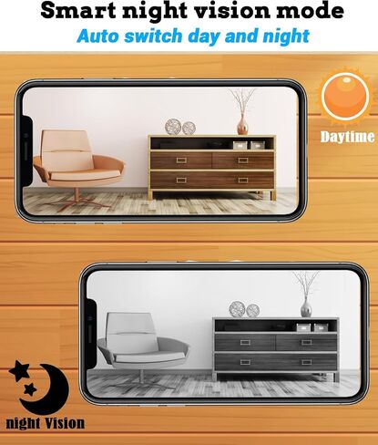 كاميرا SETBUTU Mini Spy Camera WiFi، كاميرا مخفية 4K HD Nanny Cam لأمن المنزل بدقة 1080P، سهلة الاستخدام، أصغر كاميرا لاسلكية داخلية مع رؤية ليلية للكشف عن الحركة in Saudi Arabia