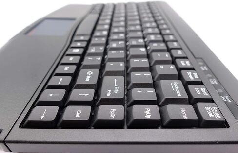 سوليد تيك KB-540BU (ACK-540U) - كيبورد USB صغير محمول مع لوحة لمس، 88 مفتاح، سلكي (اسود) in Kuwait