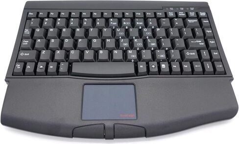 سوليد تيك KB-540BU (ACK-540U) - كيبورد USB صغير محمول مع لوحة لمس، 88 مفتاح، سلكي (اسود) in Kuwait