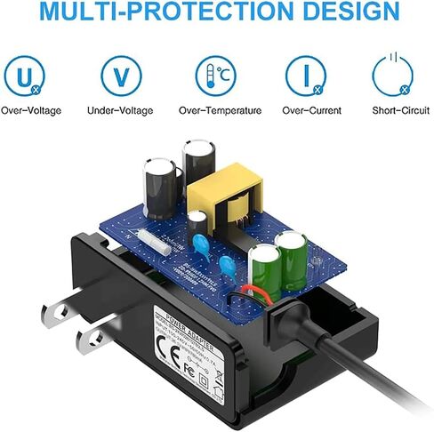 12V AC Power Adapter Supply Cable for Seagate External Hard Drive, HDD External Hard Drive, Seagate Srd00f2, Goflex Freeagent, WD Western Digital My Book External Hard Drive, 5FT Charger Cord in Kuwait