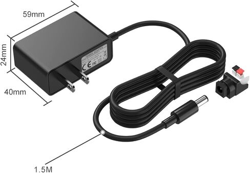 12V AC Power Adapter Supply Cable for Seagate External Hard Drive, HDD External Hard Drive, Seagate Srd00f2, Goflex Freeagent, WD Western Digital My Book External Hard Drive, 5FT Charger Cord in Kuwait