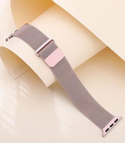 Magnetic Band Compatible for Apple Watch Bands Women Men 40mm 38mm 41mm 42mm 46mm 44mm 45mm 49mm, Stainless Steel Mesh Metal Sport Strap Wristband iWatch Series 11 10 9 8 7 6 5 4 3 2 1 SE Ultra in Kuwait