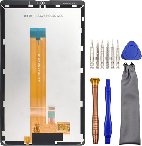 شاشة LCD كاملة تعمل باللمس بديلة لجهاز التابلت (اصدار ال تي اي) سامسونج جالكسي تاب ايه 7 لايت تاب ايه 7 لايت ال تي اي SM-T225 مع مجموعة ادوات اسود 8.7 انش in Saudi Arabia