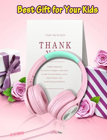 سماعات رأس USB من النوع C للأطفال للمدرسة، سماعات سلكية فوق الأذن مع ميكروفون محدود الحجم 85 ديسيبل/ 94 ديسيبل، سماعات رأس USBC محمولة للأطفال والمراهقين والأطفال عبر الإنترنت المدرسة/السفر/آي باد/الكمبيوتر اللوحي/الهاتف المحمول in Kuwait