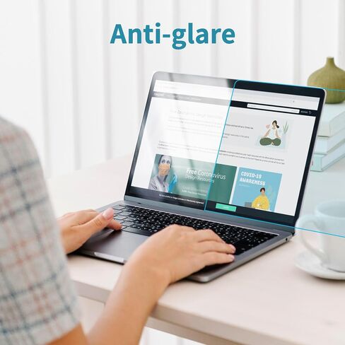 LILIONGTH 15 inch Anti-Blue Light Screen Protector for Microsoft Surface Laptop 5/4/3 15 inch Laptop, Anti-Glare Scratch-Resistant Blue Light Filter Compatible with Surface Laptop 5/4/3 15" in Saudi Arabia