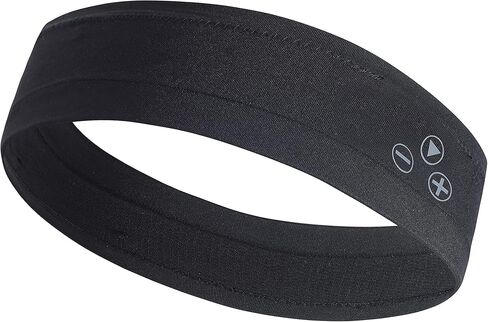 سماعات راس رياضية لاسلكية مقاومة للعرق من بينيكسبيسدي - قناع عين للنوم وصالة الالعاب الرياضية والموسيقى مع مكبر صوت HD للرجال والنساء in Kuwait