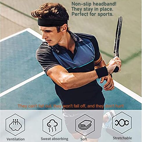 سماعات راس رياضية لاسلكية مقاومة للعرق من بينيكسبيسدي - قناع عين للنوم وصالة الالعاب الرياضية والموسيقى مع مكبر صوت HD للرجال والنساء in Kuwait