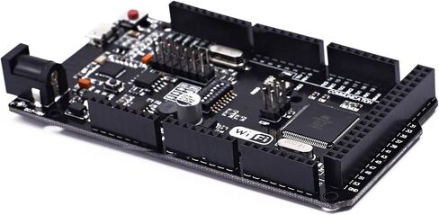 Songhe Mega2560 + واي فاي R3 ATmega2560+ESP8266 32Mb ذاكرة USB-TTL CH340G. متوافق مع Arduino Mega NodeMCU لـ WeMos ESP8266 in Kuwait