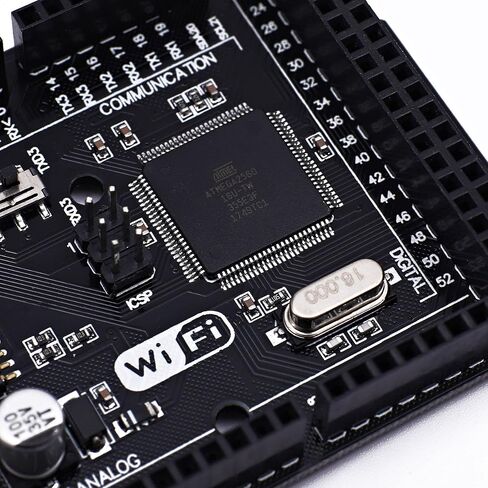 Songhe Mega2560 + واي فاي R3 ATmega2560+ESP8266 32Mb ذاكرة USB-TTL CH340G. متوافق مع Arduino Mega NodeMCU لـ WeMos ESP8266 in Kuwait