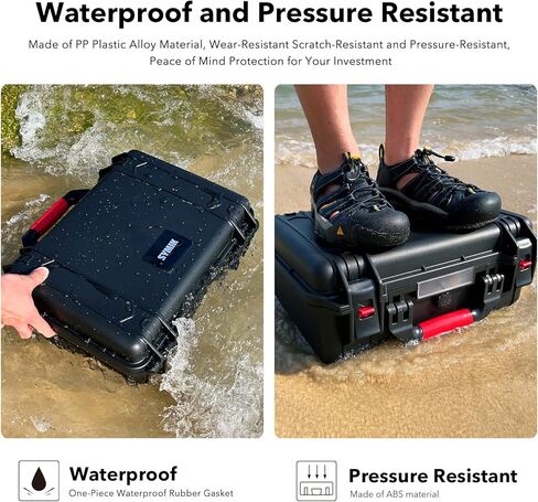 SYMIK P380-MA2DL-V3 حقيبة حمل صلبة مقاومة للماء بطبقة مزدوجة لـ DJI Air 2S / Mavic Air 2 Drone/Fly More Combo مع DJI RC/RC Pro/Smart أو RC-N1 وحدة التحكم القياسية، وسادة الهبوط، iPad، الملحقات in Kuwait