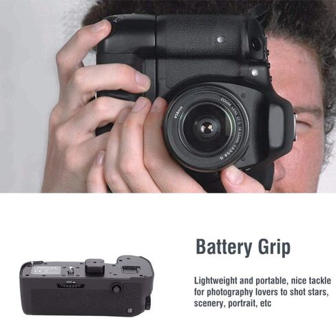 MCO-G80/85 Vertical Battery Grip as DMW-BGG1 Replacement Fit Panasonic Lumix DMC-G80 DMC-G85 G80 G85 Camera in Kuwait