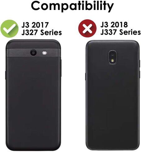 مجموعة شاشة LCD بديلة تعمل باللمس لهاتف Samsung Galaxy J3 2017 Prime Emerge Luna Pro J327 J327A J327V J327P J327T1 J327R4 مع أدوات إصلاح وواقي (أسود) in Kuwait