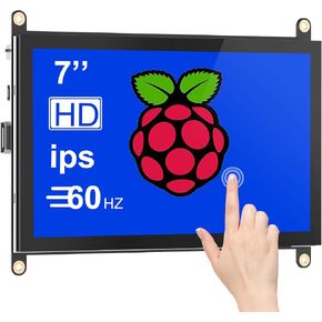 7 Inch Raspberry Pi Screen 800x480 HDMI Portable Monitor IPS LCD Screen Display for Raspberry Pi 5/4/3/2/Zero/B/B+ Win11/10/8/7 (Non-Touch) in Kuwait