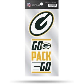 NFL Rico Industries Double Up Die Cut Sticker Double Up Decal Sticker with Team Phrase in Kuwait