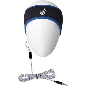 Sleep Headphones Stereo Headband with Ultra Thin Speakers.Perfect for Side Sleeper,Sports,Travel,Meditation,Relaxation (2024Blue)